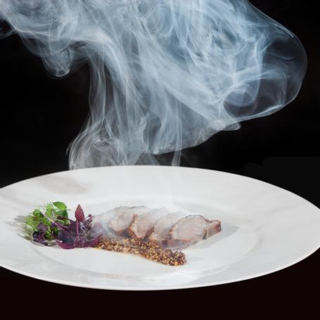 Hotel Pod Jasany | Špindlerův Mlýn | SMOKED DUCK BREAST WITH A SAUCE OF COARSE GRAINED MUSTARD