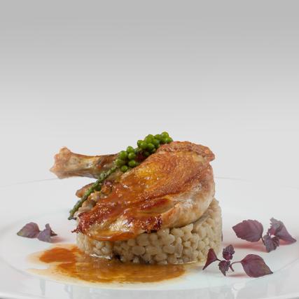 Hotel Pod Jasany | Špindlerův Mlýn | BREAST OF GUINEA FOWL ON BARLEY RIZOTTO