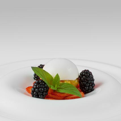 Hotel Pod Jasany | Špindlerův Mlýn | FRUIT JELLY WITH LAVENDER PANNA COTTA